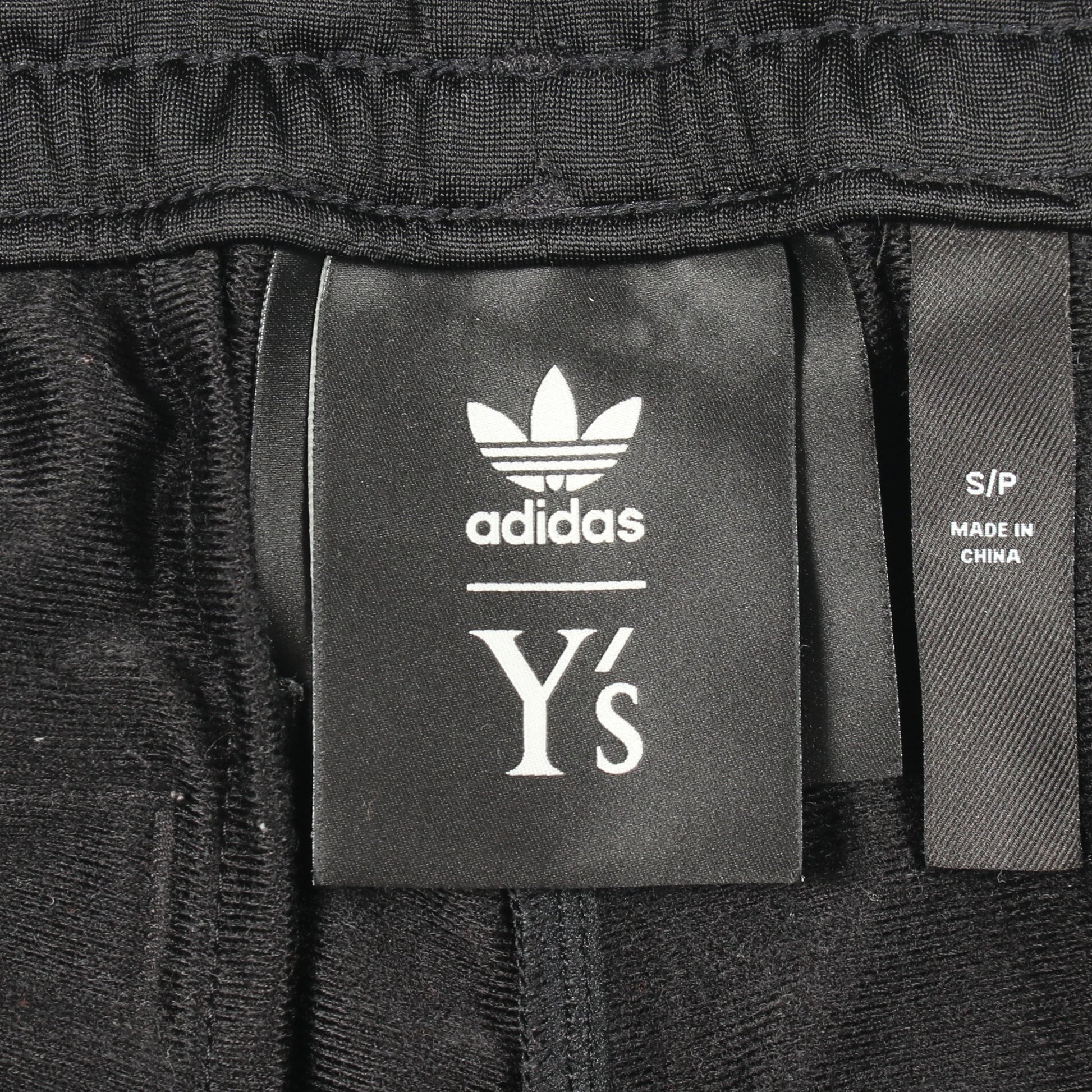 Y's × adidas CACTUS FLOWER TRACK PANTS 刺繍 ジョガーパンツ ブラック ワイズ ボトムス Y's