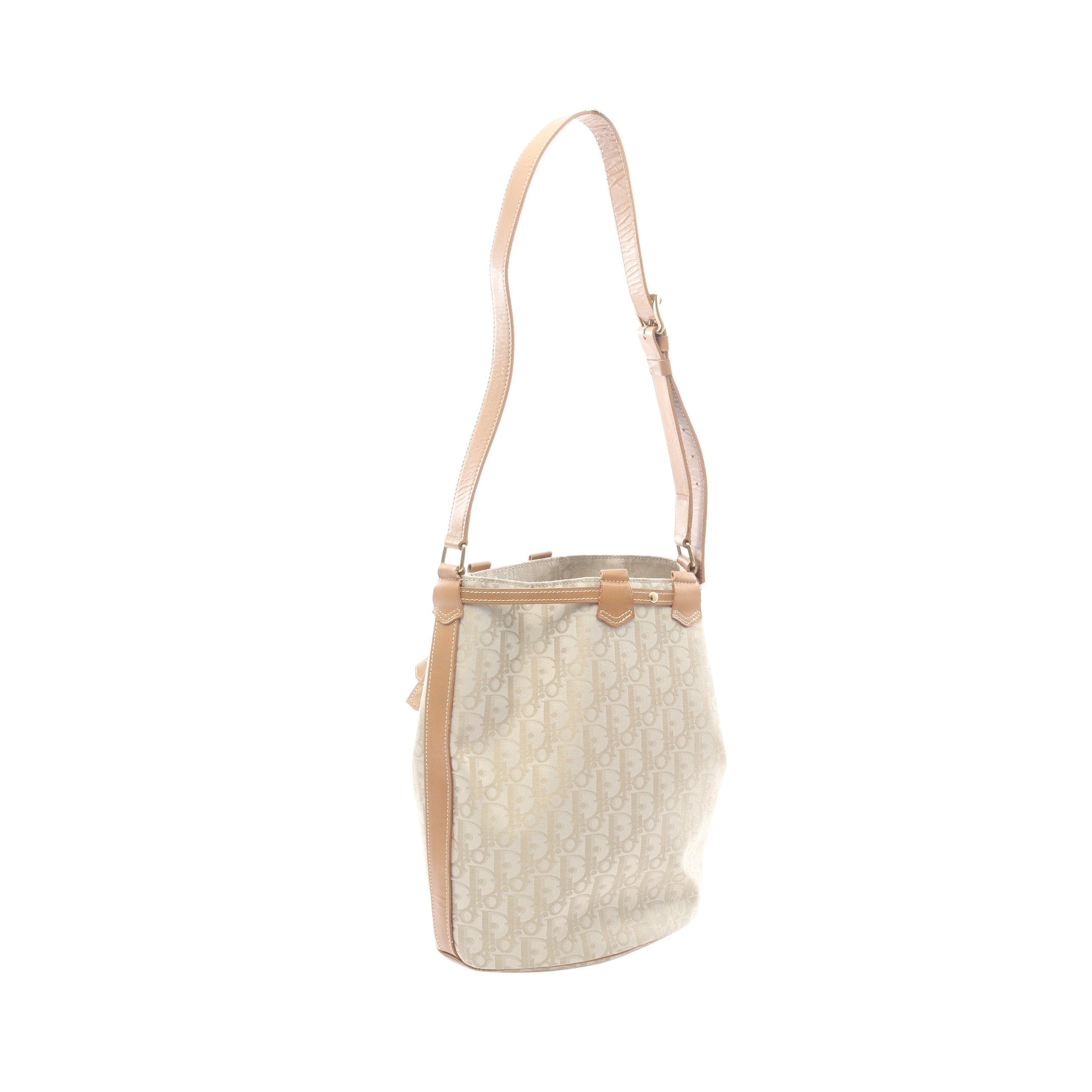 Dior ディオール トロッター ショルダーバッグ キャンバス×レザー 