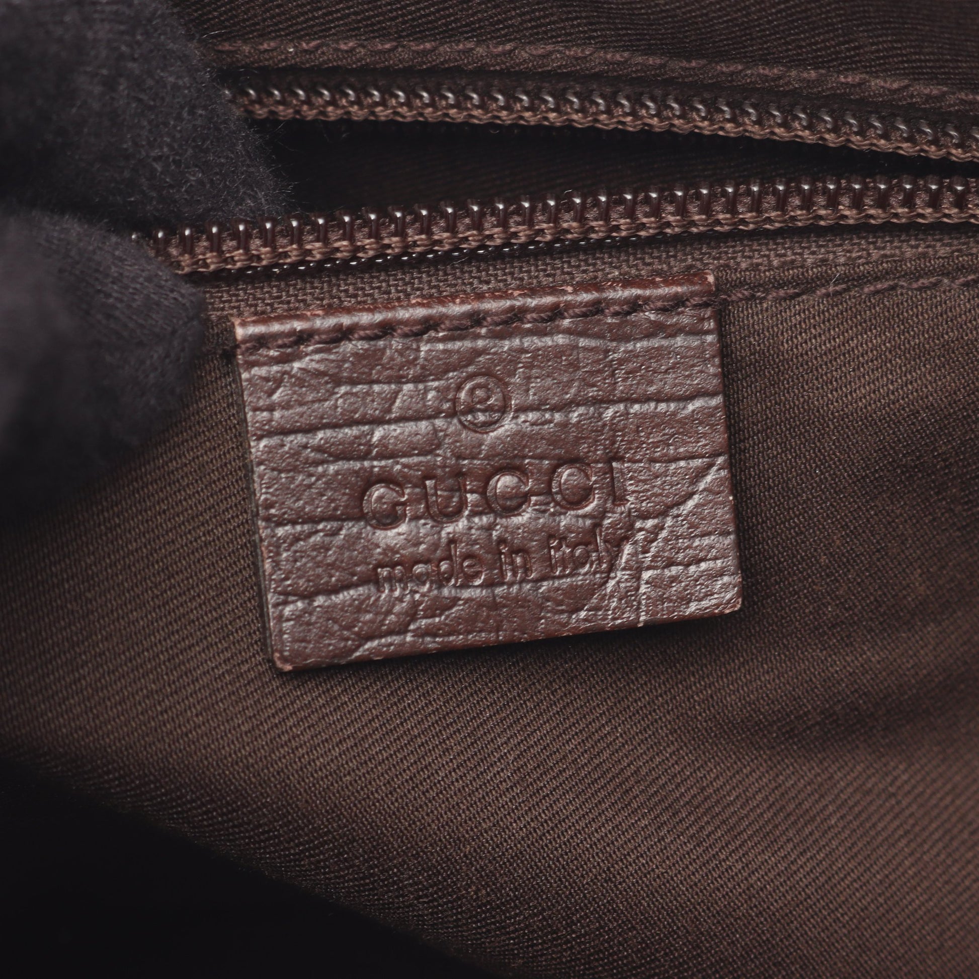GGスプリーム ショルダーバッグ PVC レザー ベージュ ダークブラウン グッチ バッグ GUCCI