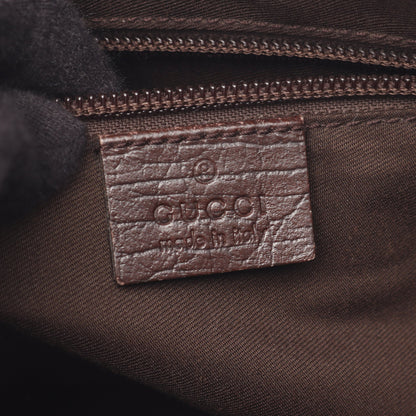 GGスプリーム ショルダーバッグ PVC レザー ベージュ ダークブラウン グッチ バッグ GUCCI