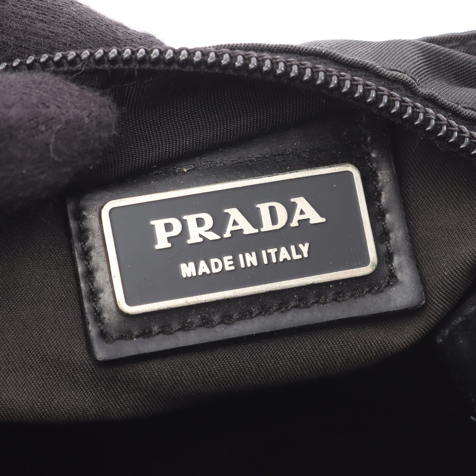 ショルダーバッグ ナイロン レザー ブラック プラダ バッグ PRADA
