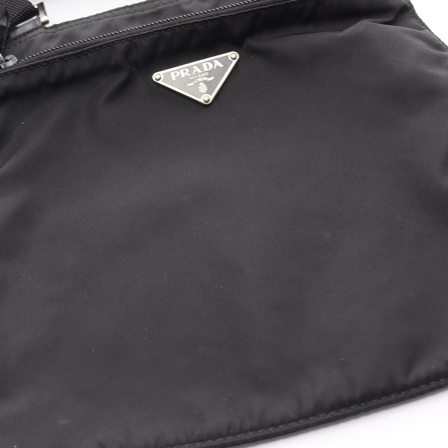 ショルダーバッグ ナイロン レザー ブラック プラダ バッグ PRADA