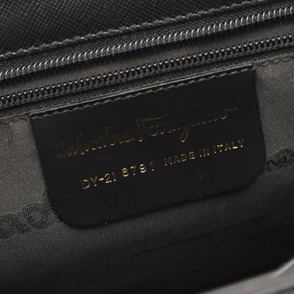 ガンチーニ ハンドバッグ レザー ブラック サルヴァトーレフェラガモ バッグ Salvatore Ferragamo