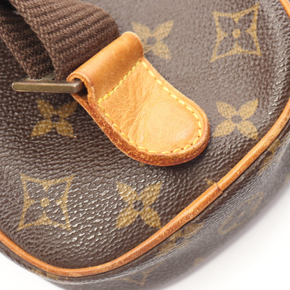 ポシェットガンジュ モノグラム ボディバッグ PVC レザー ブラウン ルイヴィトン バッグ LOUIS VUITTON