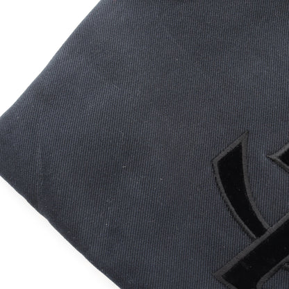カハラ ハンドバッグ トートバッグ キャンバス レザー ベロア ブラック イヴサンローランリヴゴーシュ バッグ Yves Saint Laurent rive gauche