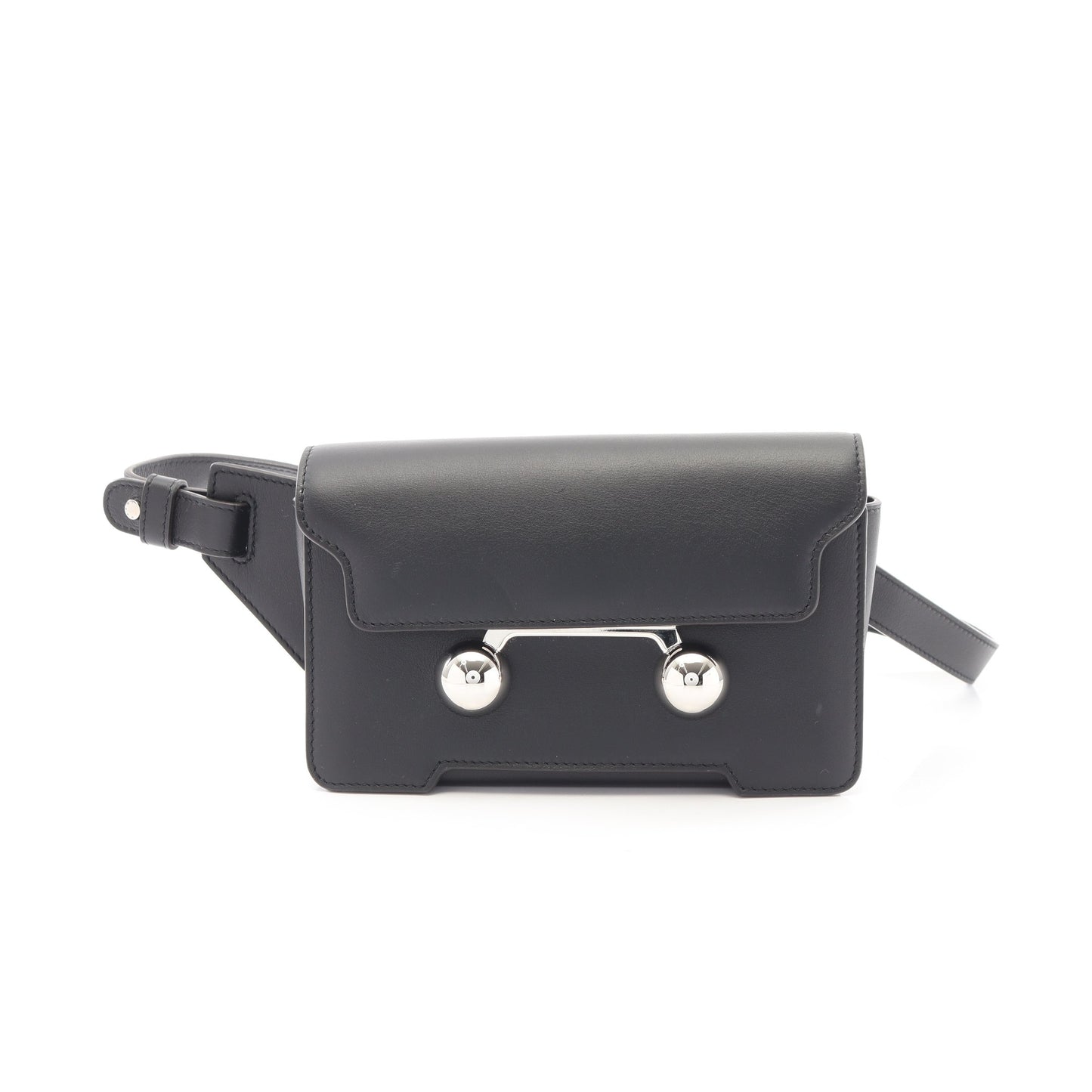 トランカロー ボディバッグ レザー ブラック マルニ バッグ MARNI
