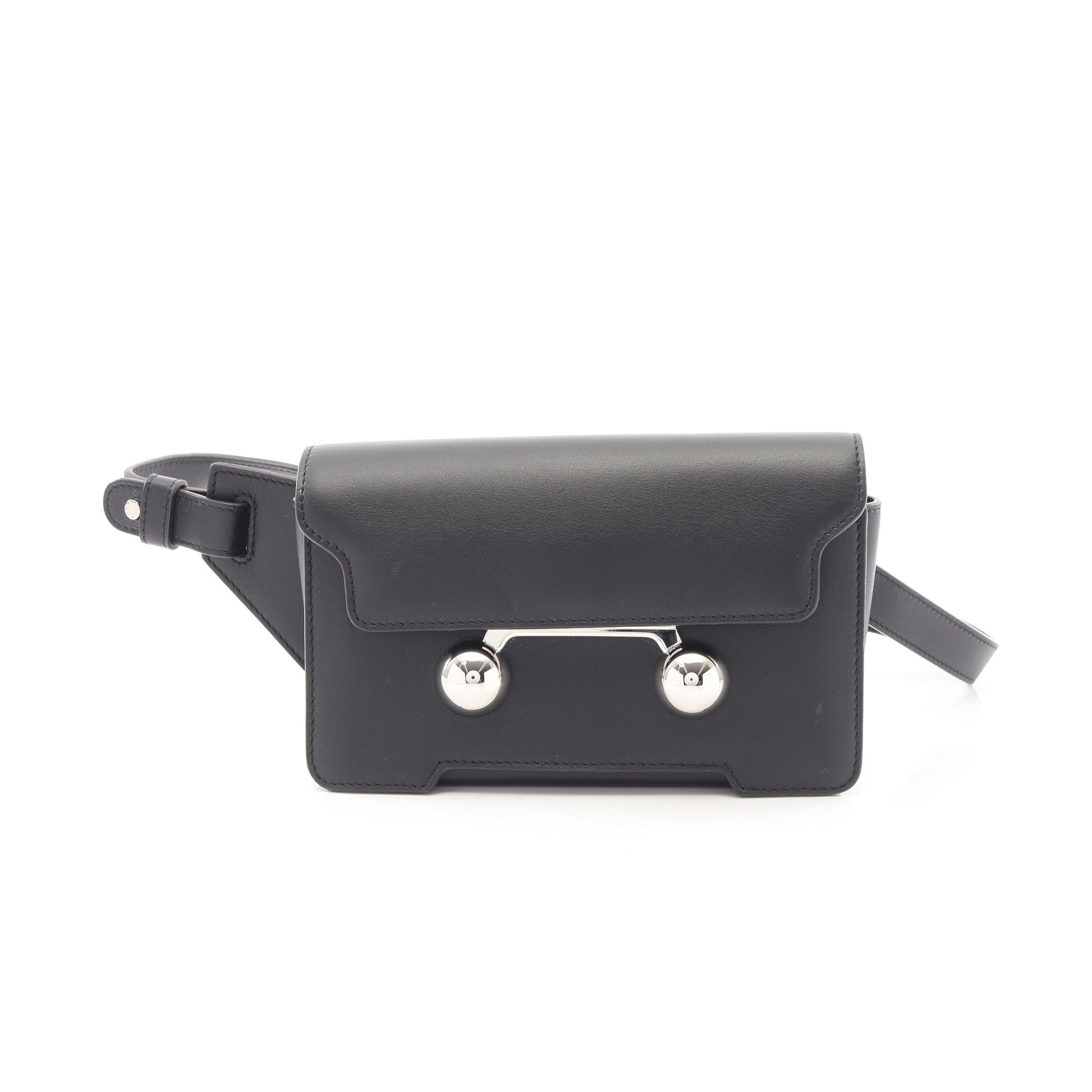 トランカロー ボディバッグ レザー ブラック マルニ バッグ MARNI