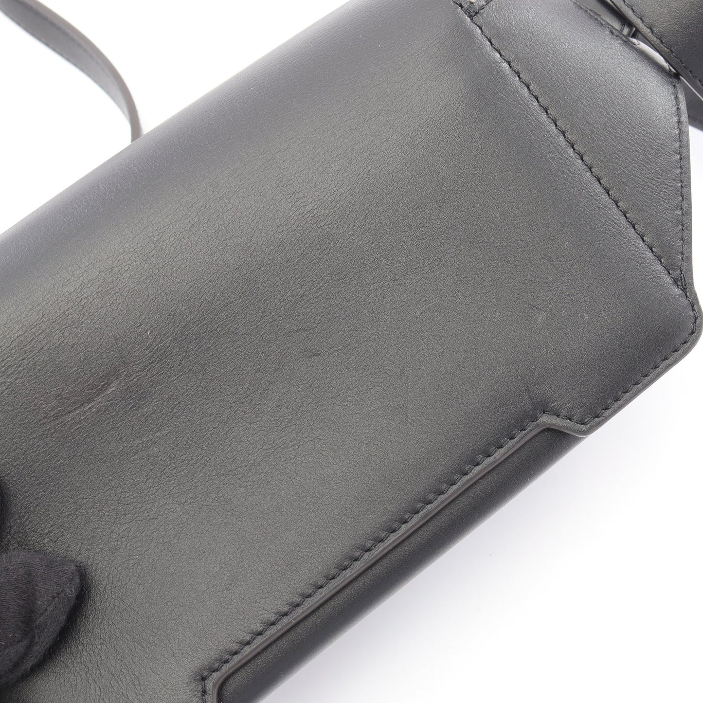 トランカロー ボディバッグ レザー ブラック マルニ バッグ MARNI