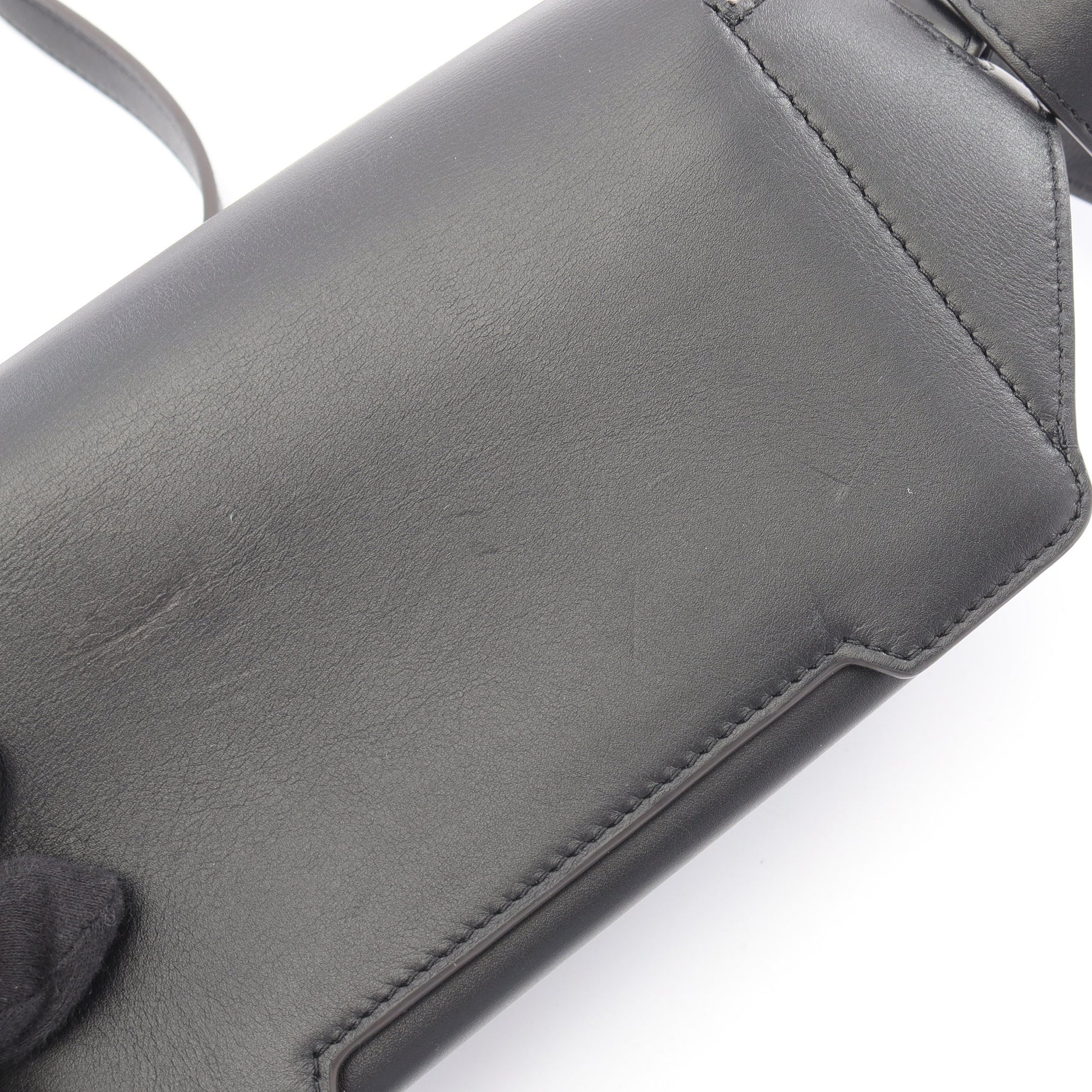 トランカロー ボディバッグ レザー ブラック マルニ バッグ MARNI