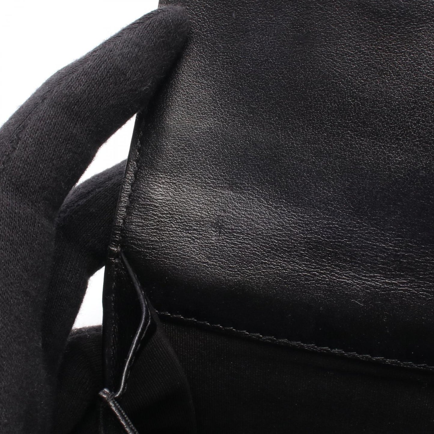カメリア ココマーク 三つ折り財布 レザー ブラック シルバー金具 シャネル 財布・小物 CHANEL