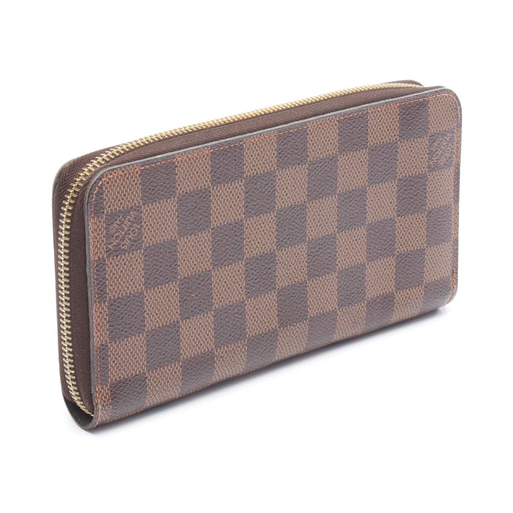 LOUIS VUITTON 人気 ダミエ エベヌ ジッピーウォレット 長財布 ジッピーウォレット ダミエエベヌ ラウンドファスナー長財布 PVC