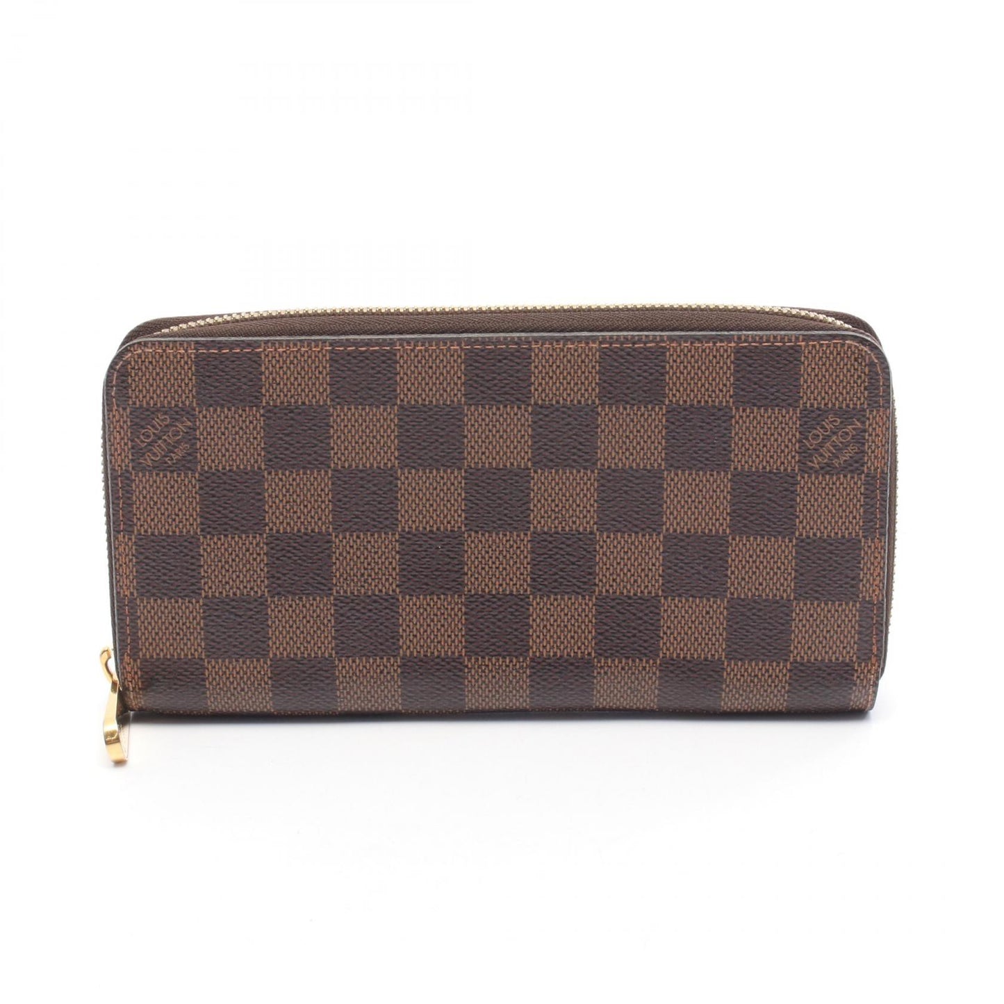 ジッピーウォレット ダミエエベヌ ラウンドファスナー長財布 PVC ブラウン ルイヴィトン 財布・小物 LOUIS VUITTON