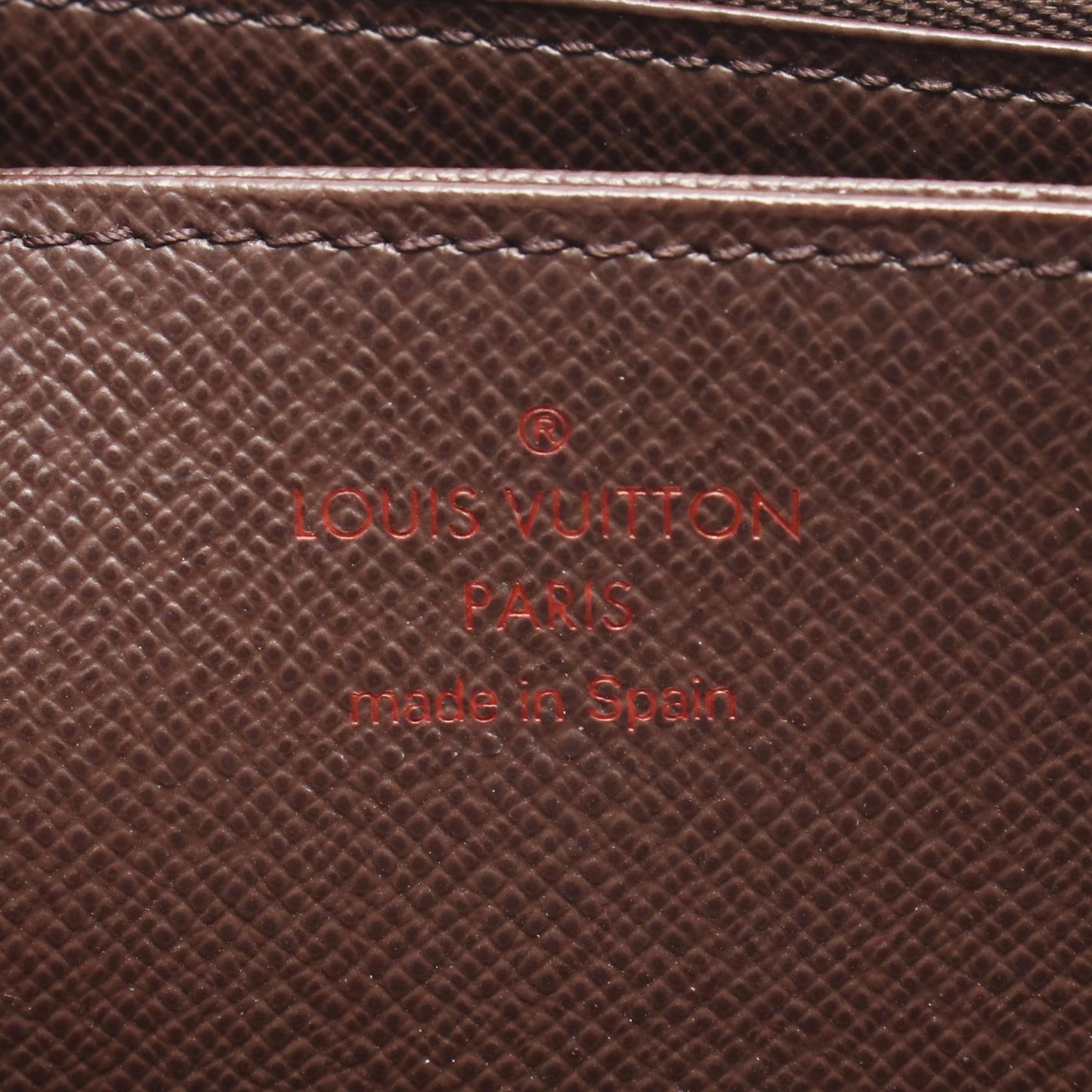 ジッピーウォレット ダミエエベヌ ラウンドファスナー長財布 PVC ブラウン ルイヴィトン 財布・小物 LOUIS VUITTON