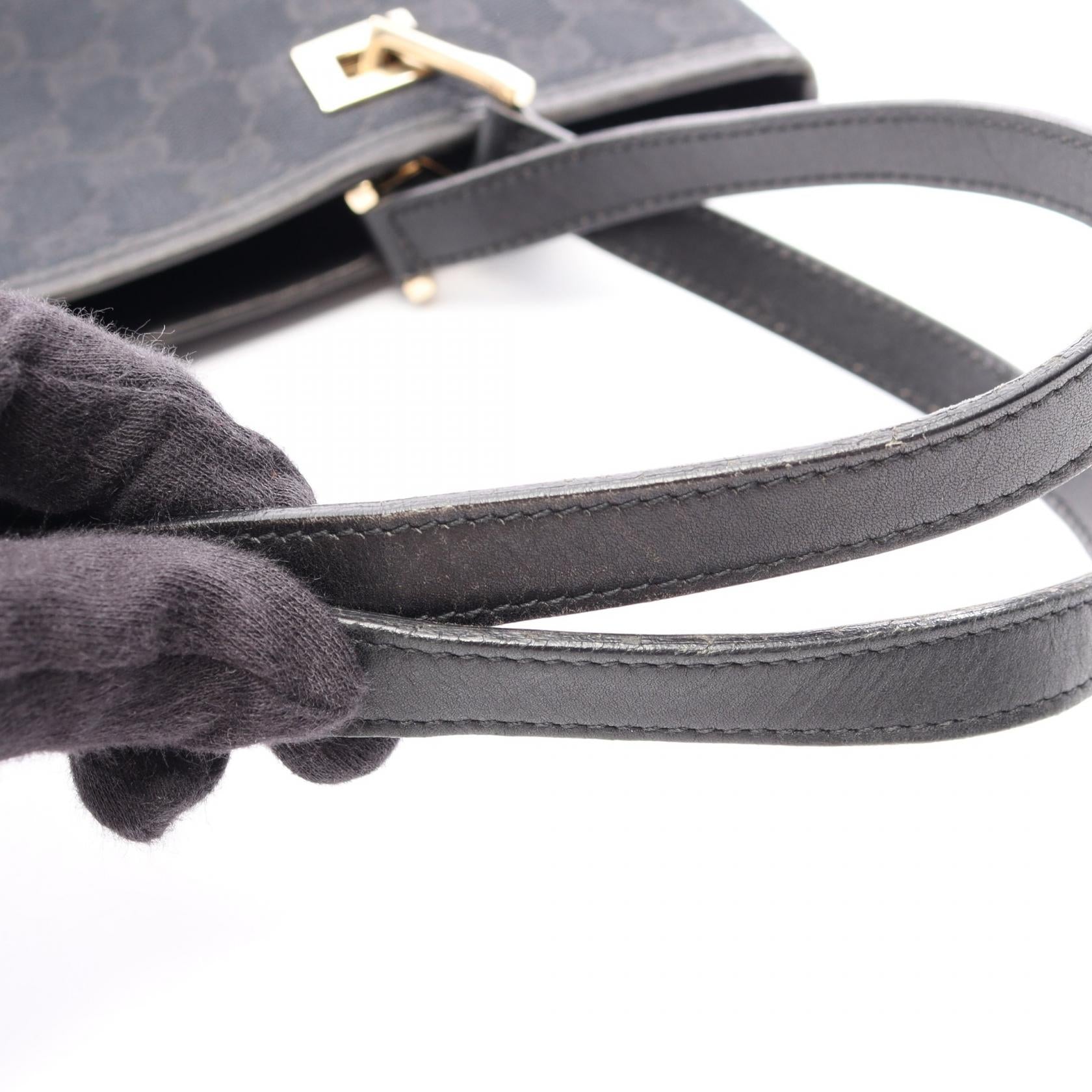 GGキャンバス ハンドバッグ トートバッグ キャンバス レザー ブラック グッチ バッグ GUCCI