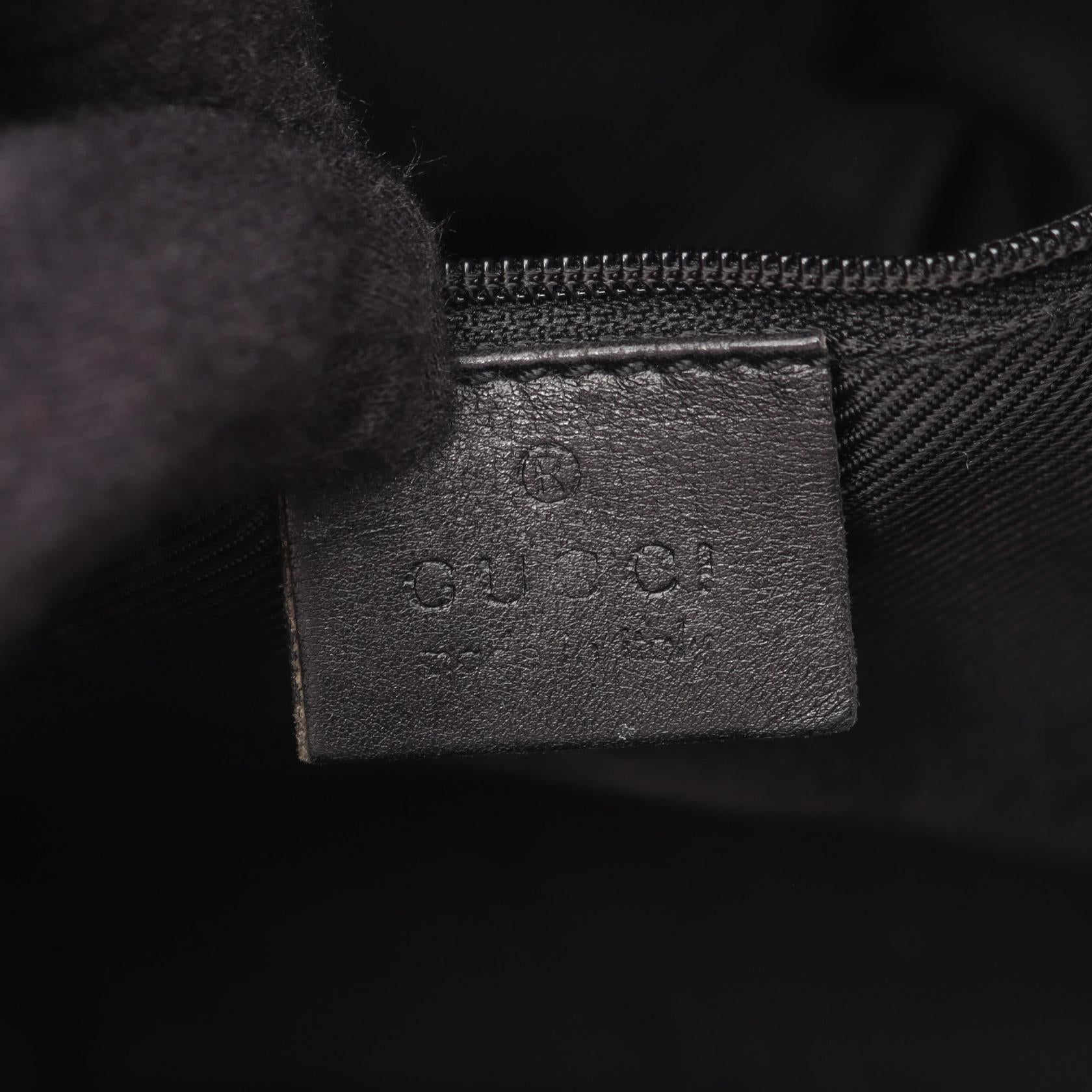 GGキャンバス ハンドバッグ トートバッグ キャンバス レザー ブラック グッチ バッグ GUCCI