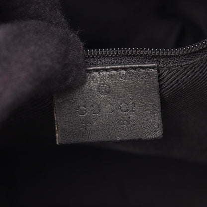 GGキャンバス ハンドバッグ トートバッグ キャンバス レザー ブラック グッチ バッグ GUCCI