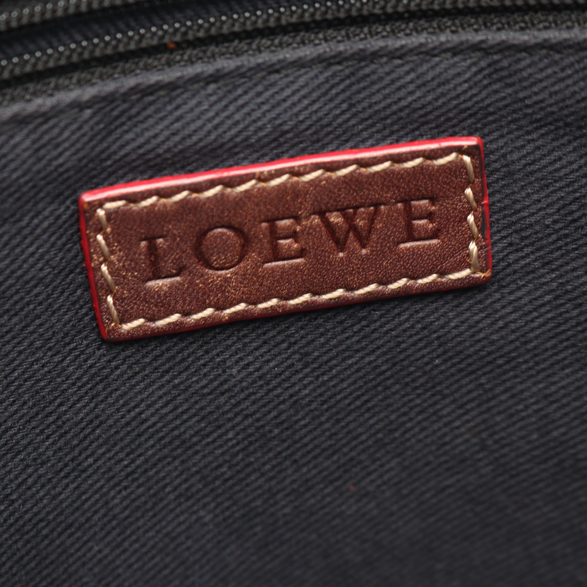 アナグラム ハンドバッグ トートバッグ キャンバス レザー ブラック ブラウン ロエベ バッグ LOEWE