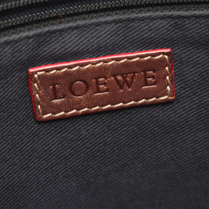 アナグラム ハンドバッグ トートバッグ キャンバス レザー ブラック ブラウン ロエベ バッグ LOEWE