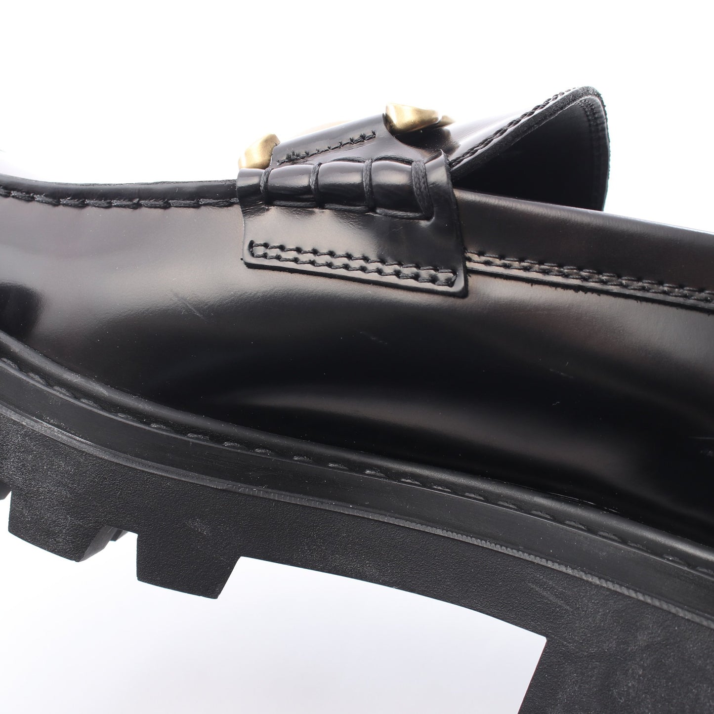 KATE ローファー レザー ブラック トッズ シューズ TOD'S