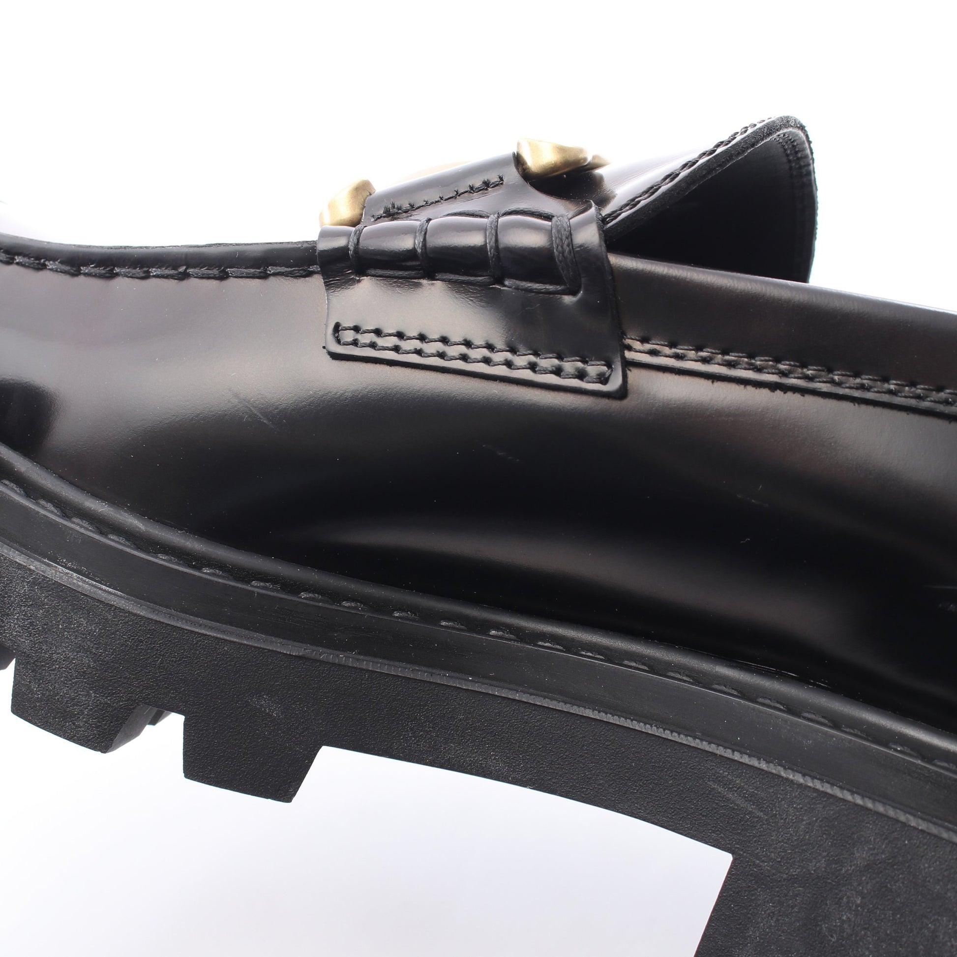 KATE ローファー レザー ブラック トッズ シューズ TOD'S
