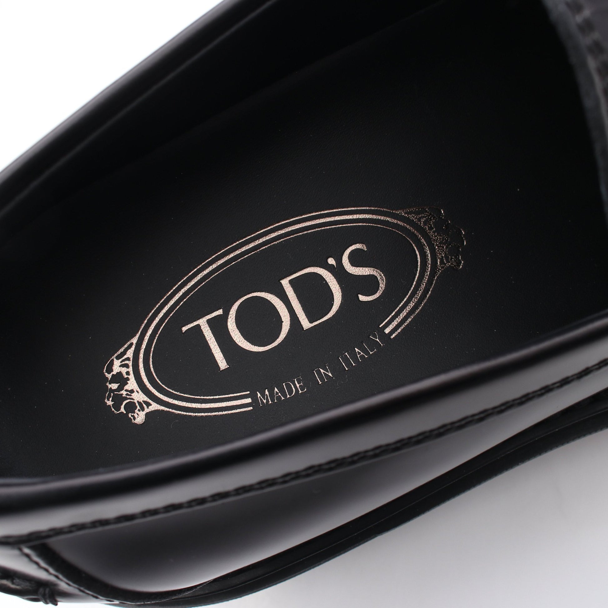 KATE ローファー レザー ブラック トッズ シューズ TOD'S