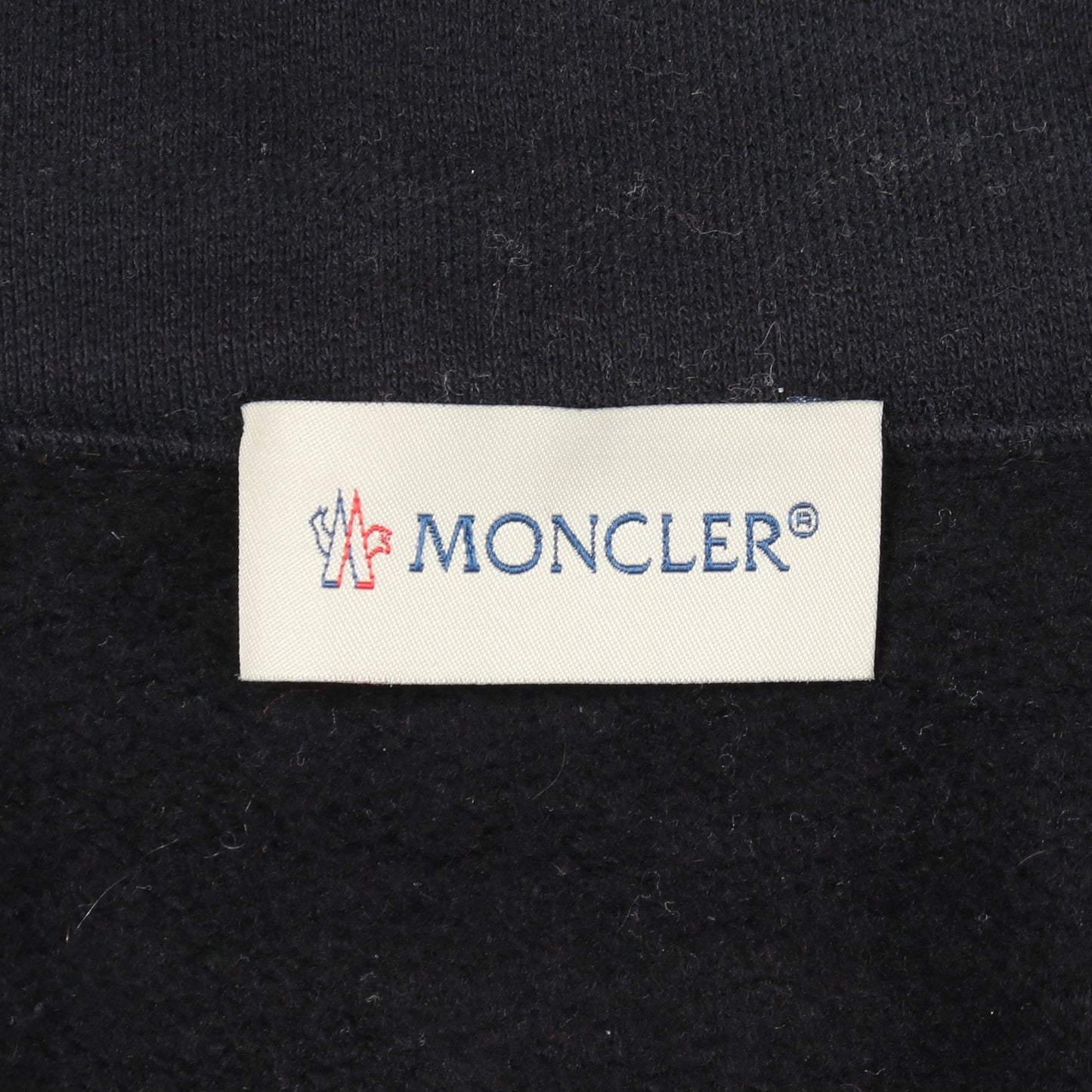 ジップアップパーカー コットン ネイビー モンクレール トップス MONCLER