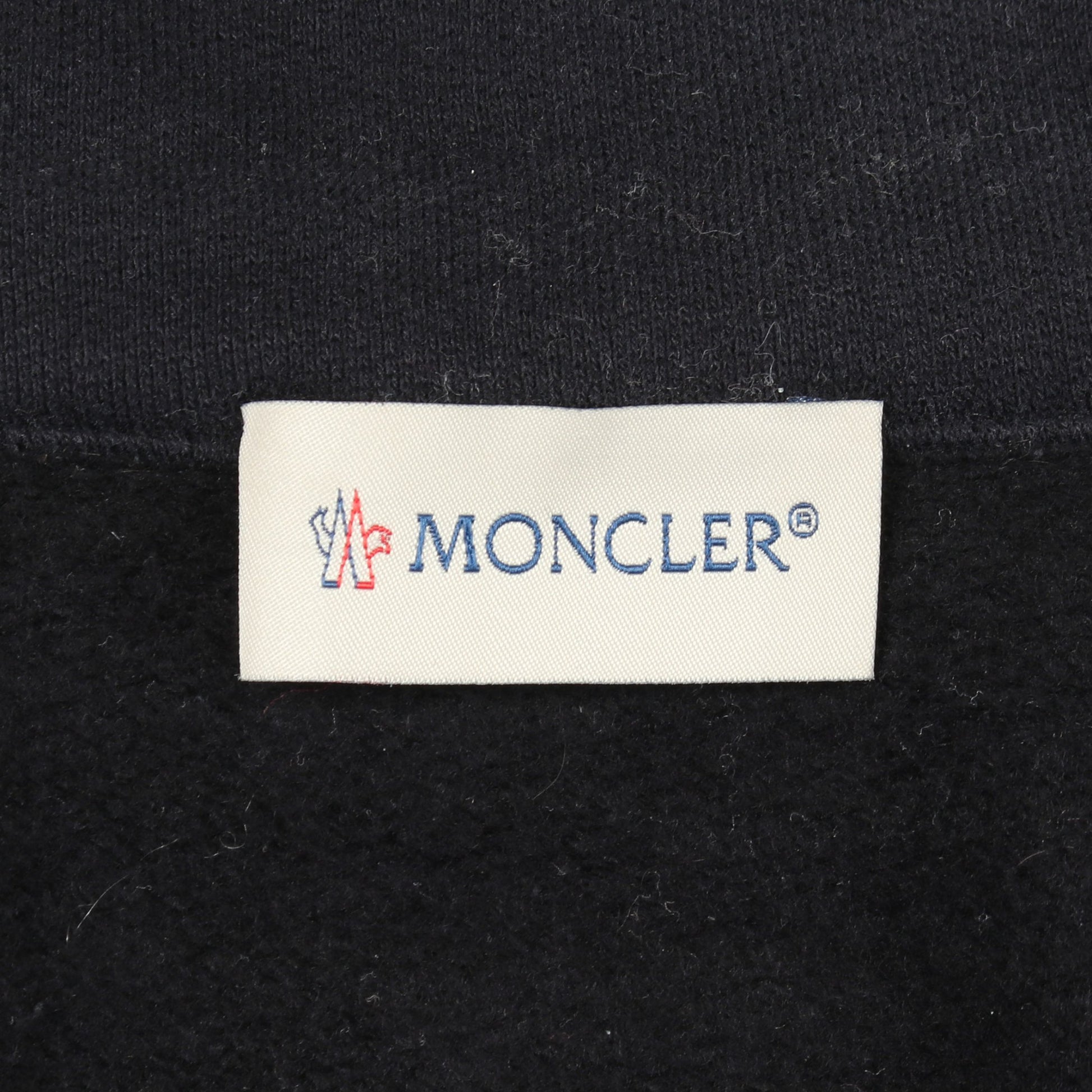 ジップアップパーカー コットン ネイビー モンクレール トップス MONCLER