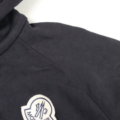 ジップアップパーカー コットン ネイビー モンクレール トップス MONCLER