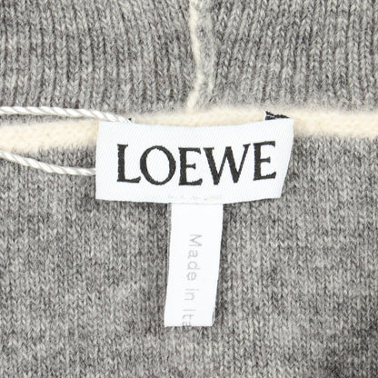 アナグラム ニット プルオーバーパーカー ウール アイボリー ロエベ トップス LOEWE