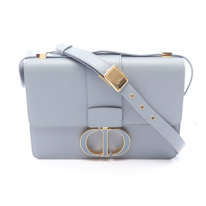 30 MONTAIGNE モンテーニュ ショルダーバッグ レザー ブルーグレー クリスチャンディオール バッグ Christian Dior