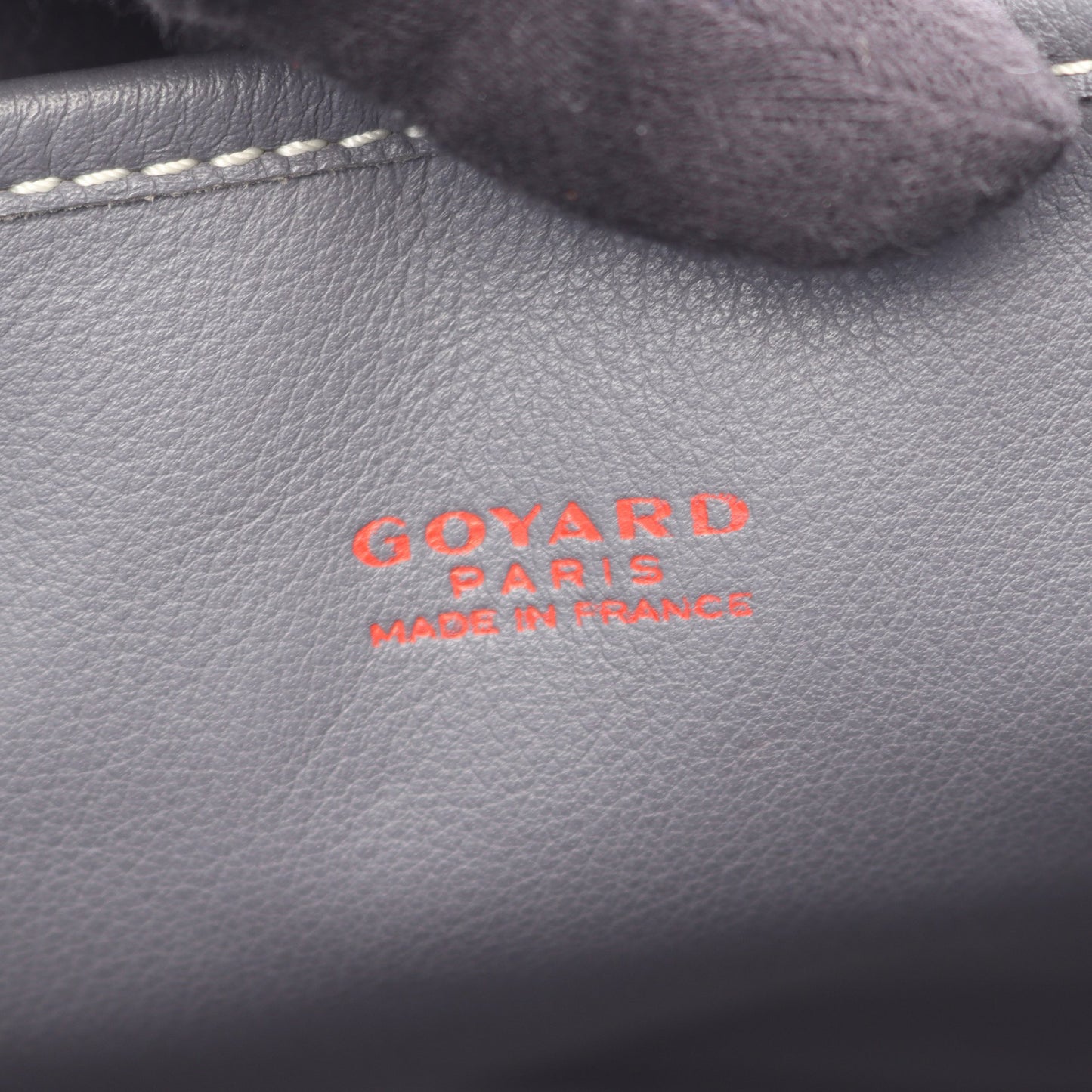 アンジュ ミニポーチ リバーシブル ハンドバッグ トートバッグ コーティングキャンバス レザー グレー ゴヤール バッグ GOYARD