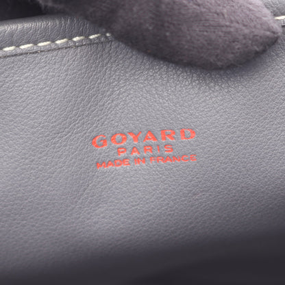 アンジュ ミニポーチ リバーシブル ハンドバッグ トートバッグ コーティングキャンバス レザー グレー ゴヤール バッグ GOYARD