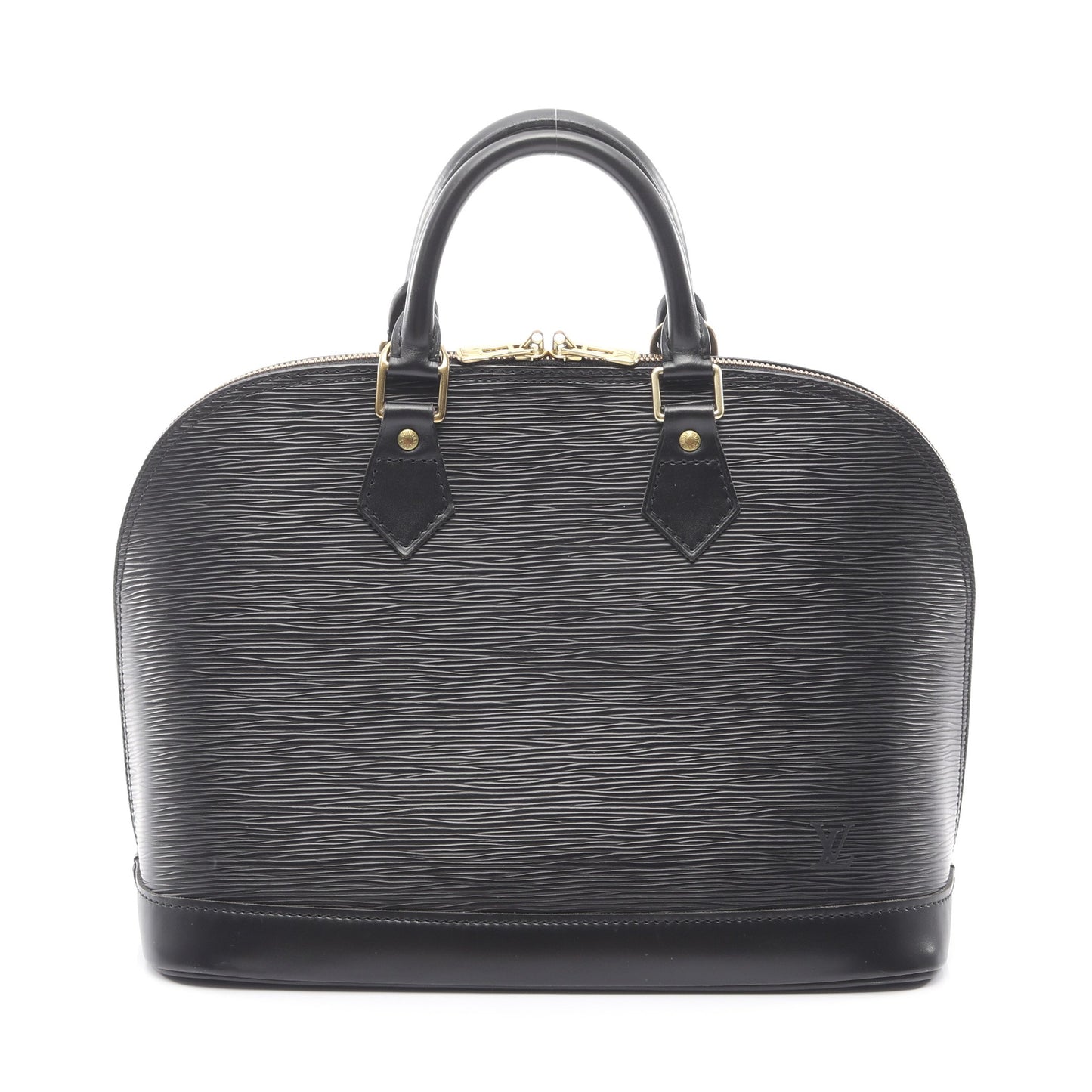 アルマ エピ ノワール ハンドバッグ レザー ブラック ルイヴィトン バッグ LOUIS VUITTON