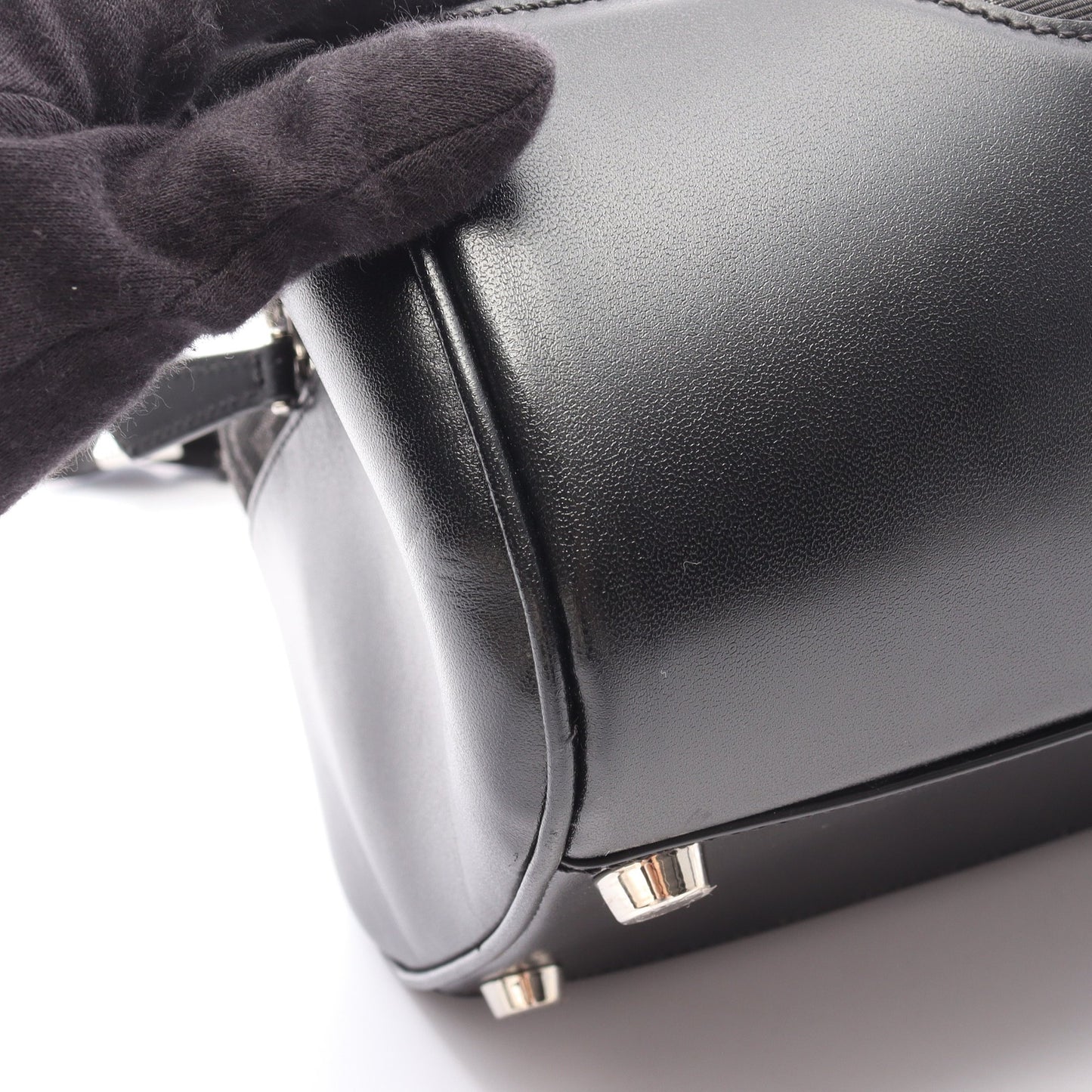 FFジャガード ダッフルバッグ 2WAY ボストンバッグ キャンバス レザー ダークグレー ブラック フェンディ バッグ FENDI
