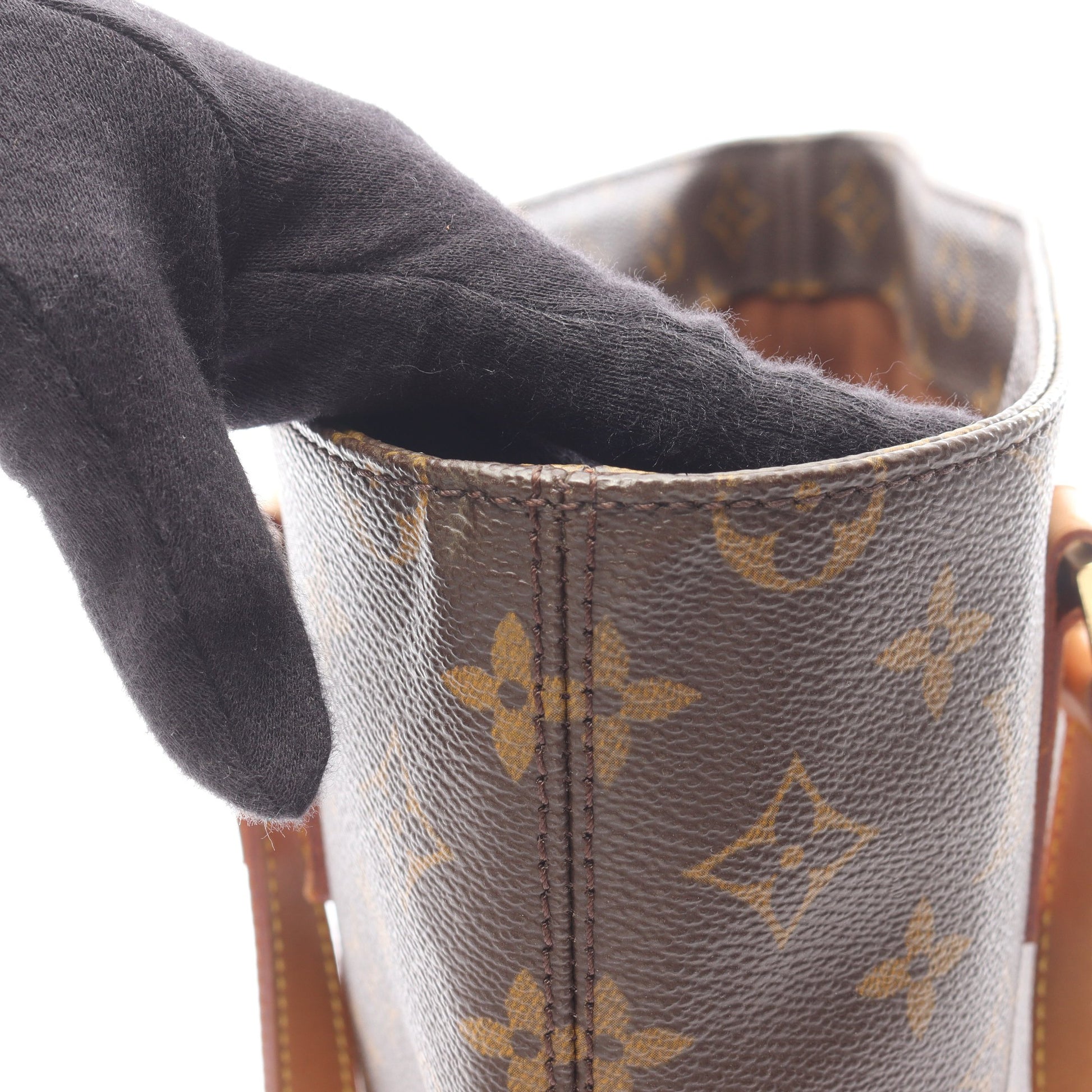 ヴァヴァンGM モノグラム ショルダーバッグ トートバッグ PVC レザー ブラウン ルイヴィトン バッグ LOUIS VUITTON