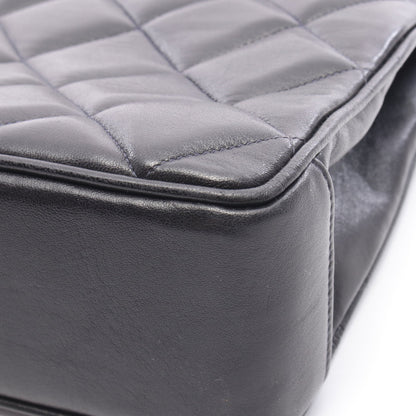 マトラッセ ターンロック ハンドバッグ トートバッグ ラムスキン ダークネイビー ゴールド金具 シャネル バッグ CHANEL
