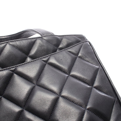 マトラッセ ターンロック ハンドバッグ トートバッグ ラムスキン ダークネイビー ゴールド金具 シャネル バッグ CHANEL
