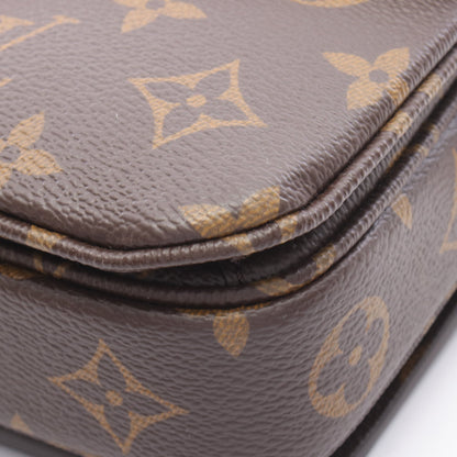 ポシェット メティス EW モノグラム 2WAY ハンドバッグ PVC レザー ブラウン ルイヴィトン バッグ LOUIS VUITTON