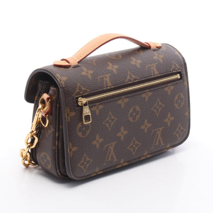 ポシェット メティス EW モノグラム 2WAY ハンドバッグ PVC レザー ブラウン ルイヴィトン バッグ LOUIS VUITTON