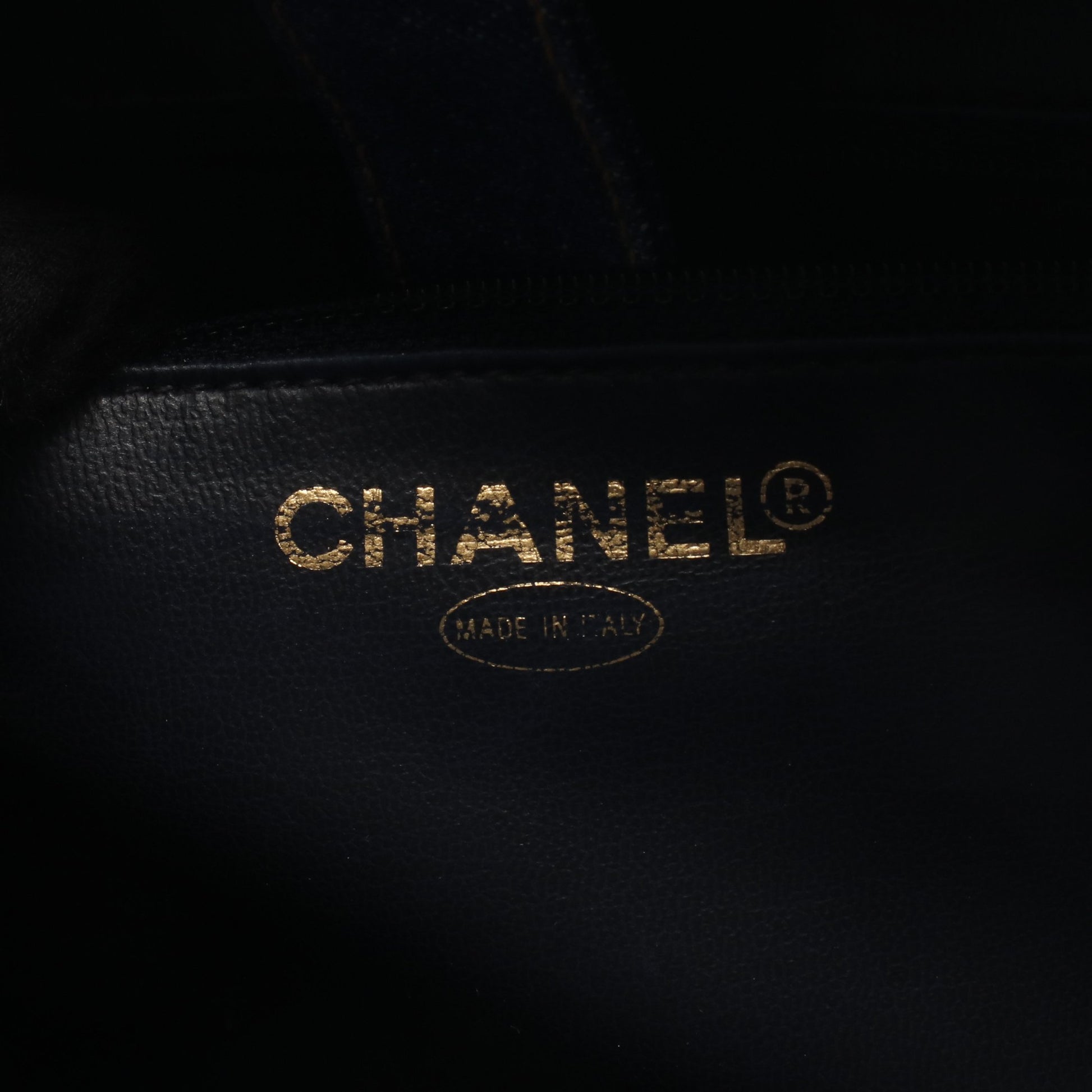 ココマーク バニティ 2WAY ハンドバッグ デニム インディゴブルー ゴールド金具 シャネル バッグ CHANEL