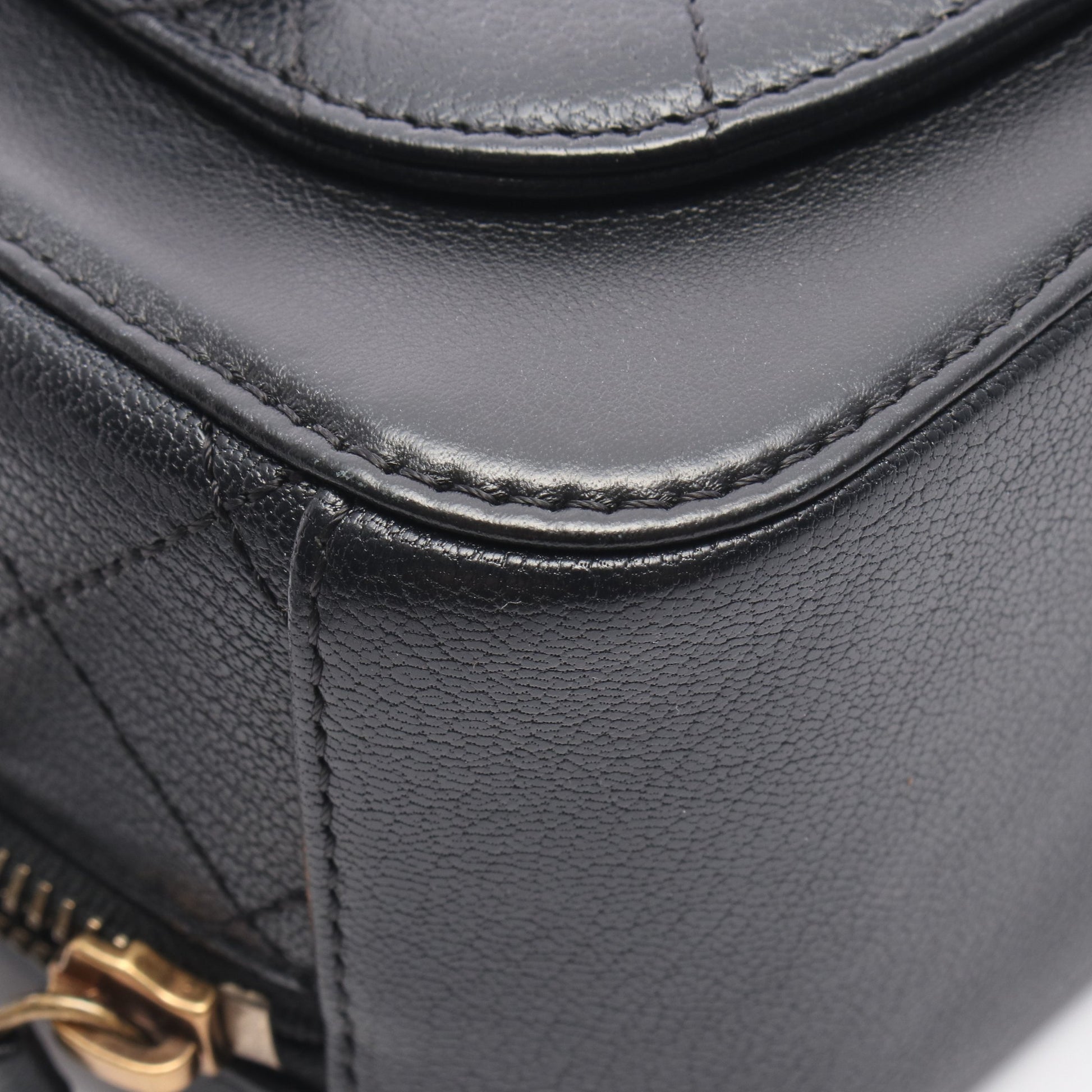 ココマーク ショルダーバッグ レザー ブラック ゴールド金具 シャネル バッグ CHANEL