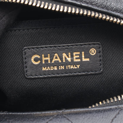 ココマーク ショルダーバッグ レザー ブラック ゴールド金具 シャネル バッグ CHANEL