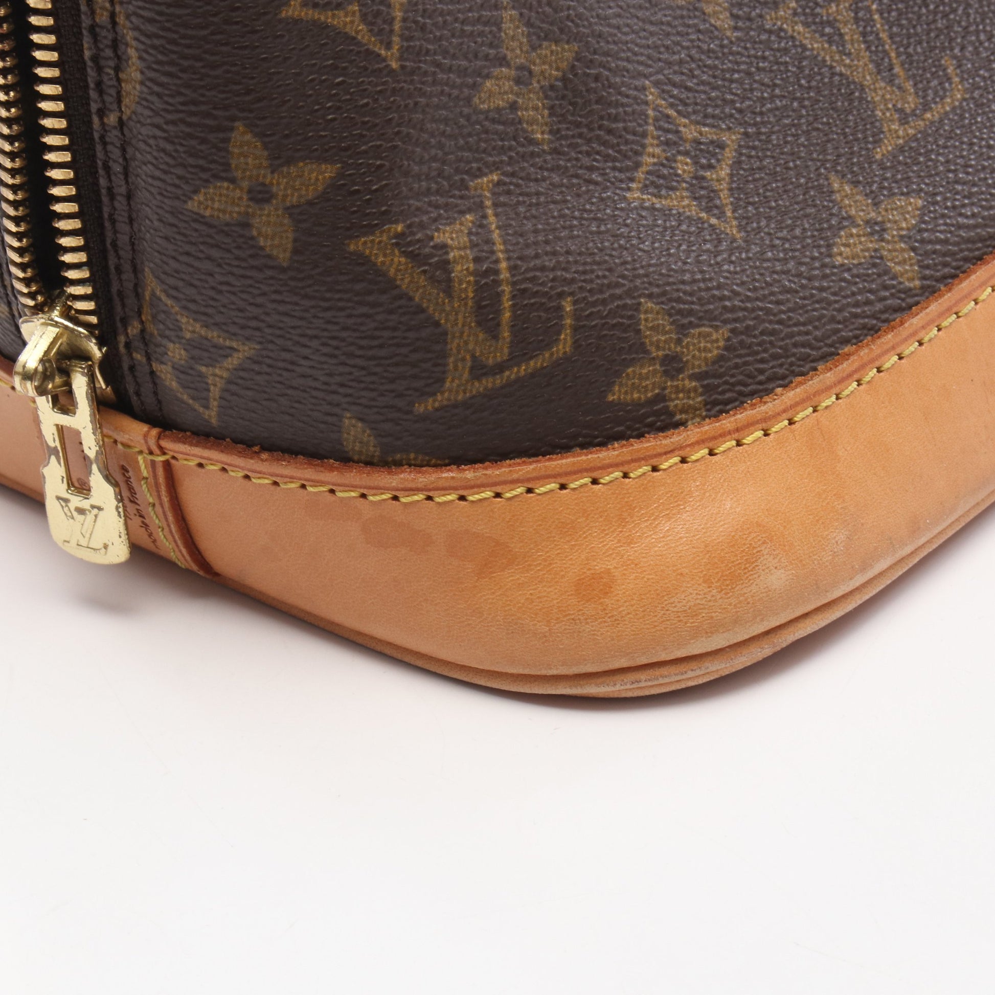 アルマPM モノグラム ハンドバッグ PVC レザー ブラウン ルイヴィトン バッグ LOUIS VUITTON