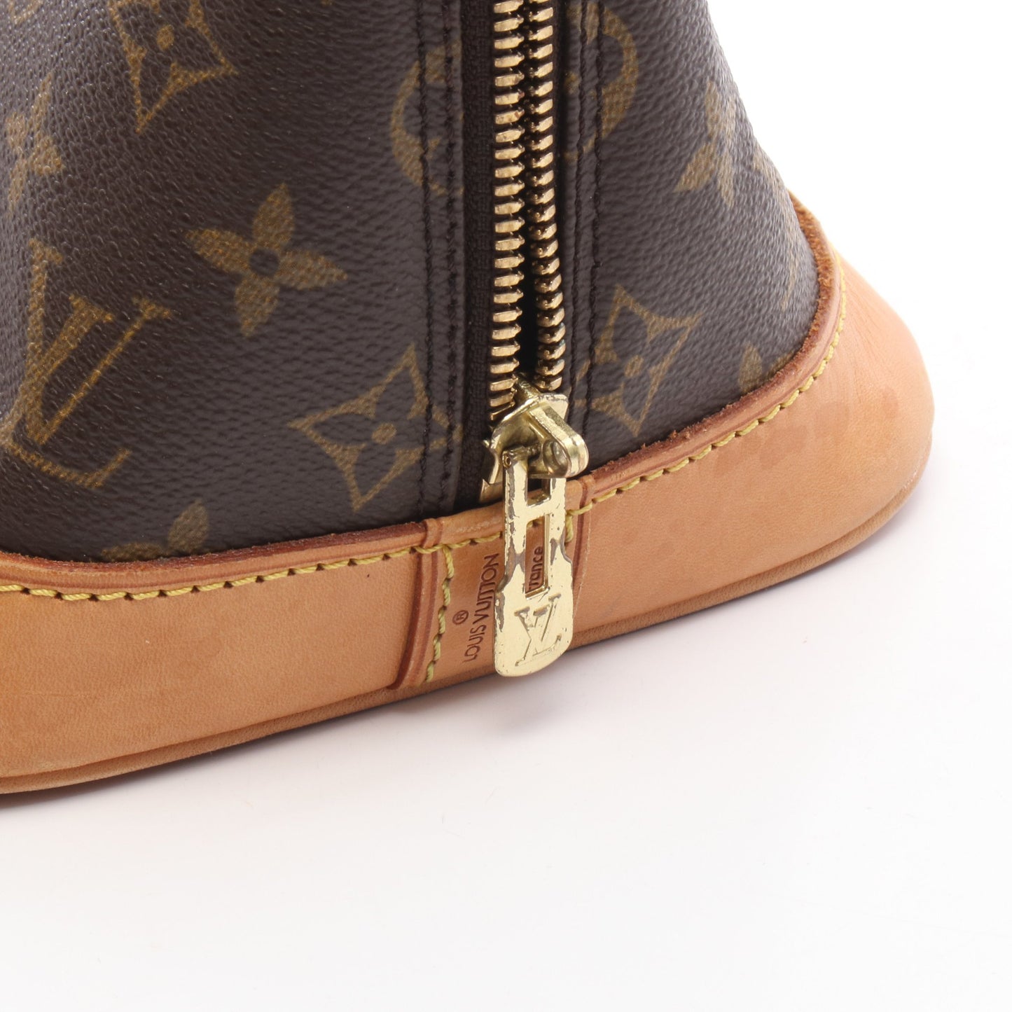 アルマPM モノグラム ハンドバッグ PVC レザー ブラウン ルイヴィトン バッグ LOUIS VUITTON