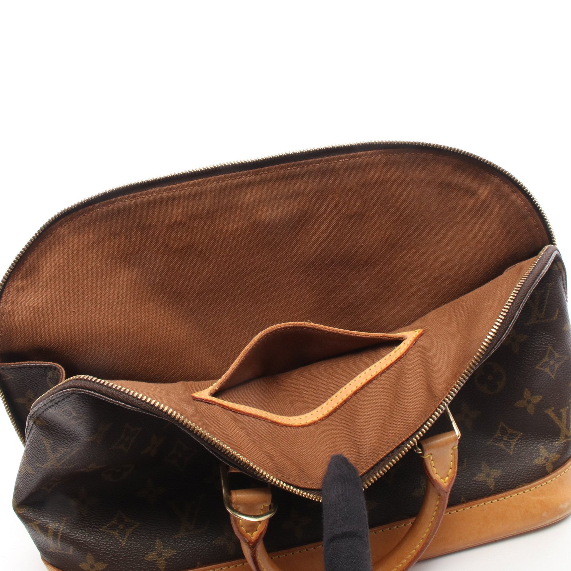 アルマPM モノグラム ハンドバッグ PVC レザー ブラウン ルイヴィトン バッグ LOUIS VUITTON