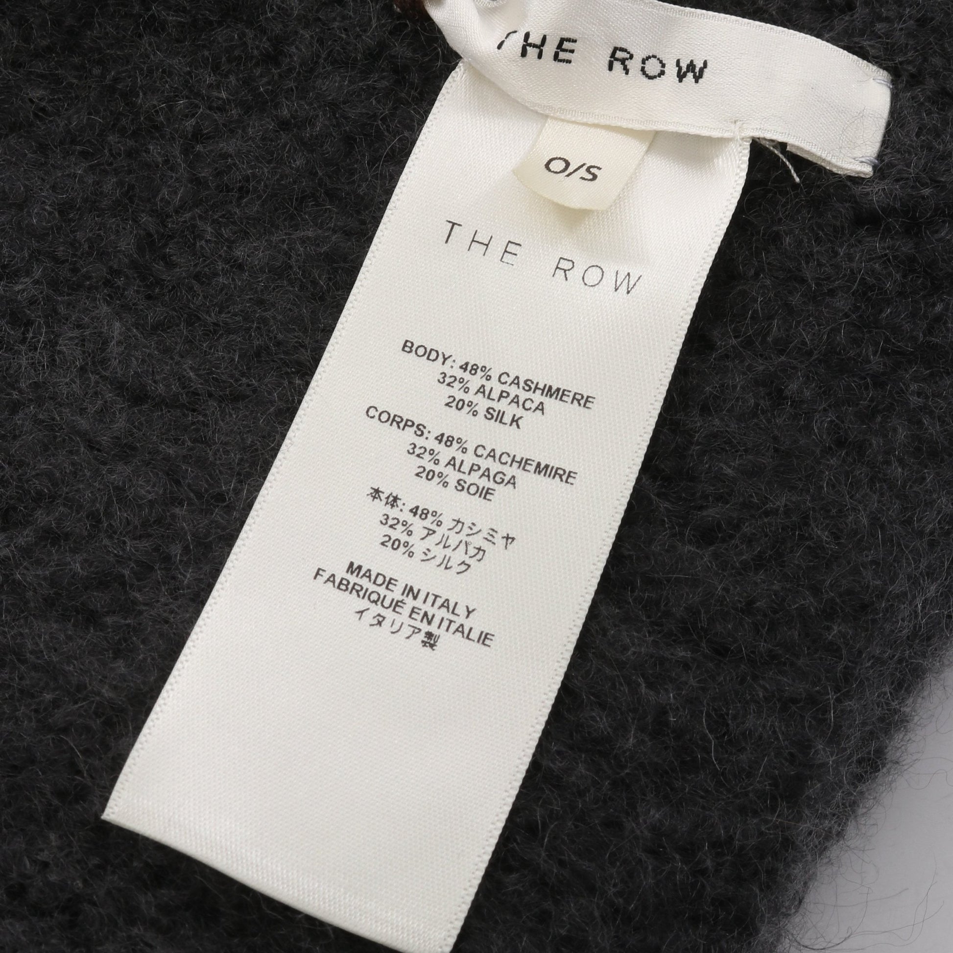 ストール グレー マフラー ストール カシミヤ アルパカ グレー ザロウ 財布・小物 THE ROW