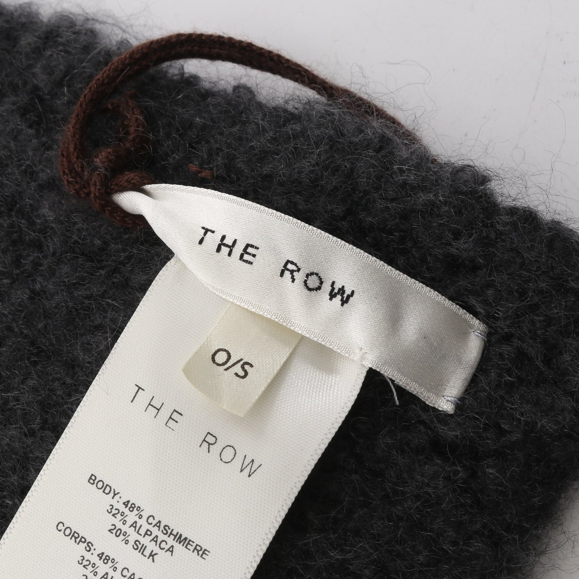 ストール グレー マフラー ストール カシミヤ アルパカ グレー ザロウ 財布・小物 THE ROW