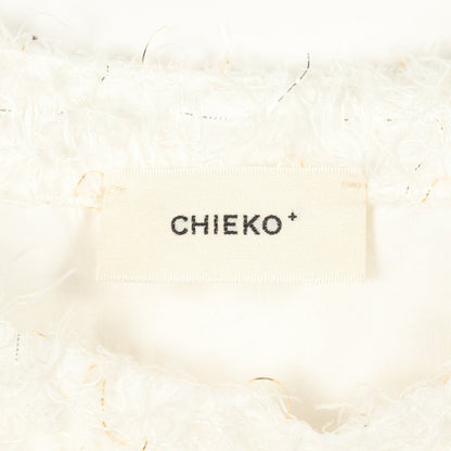 ジャギー シャツ トップス ホワイト チエコプラス トップス CHIEKO＋