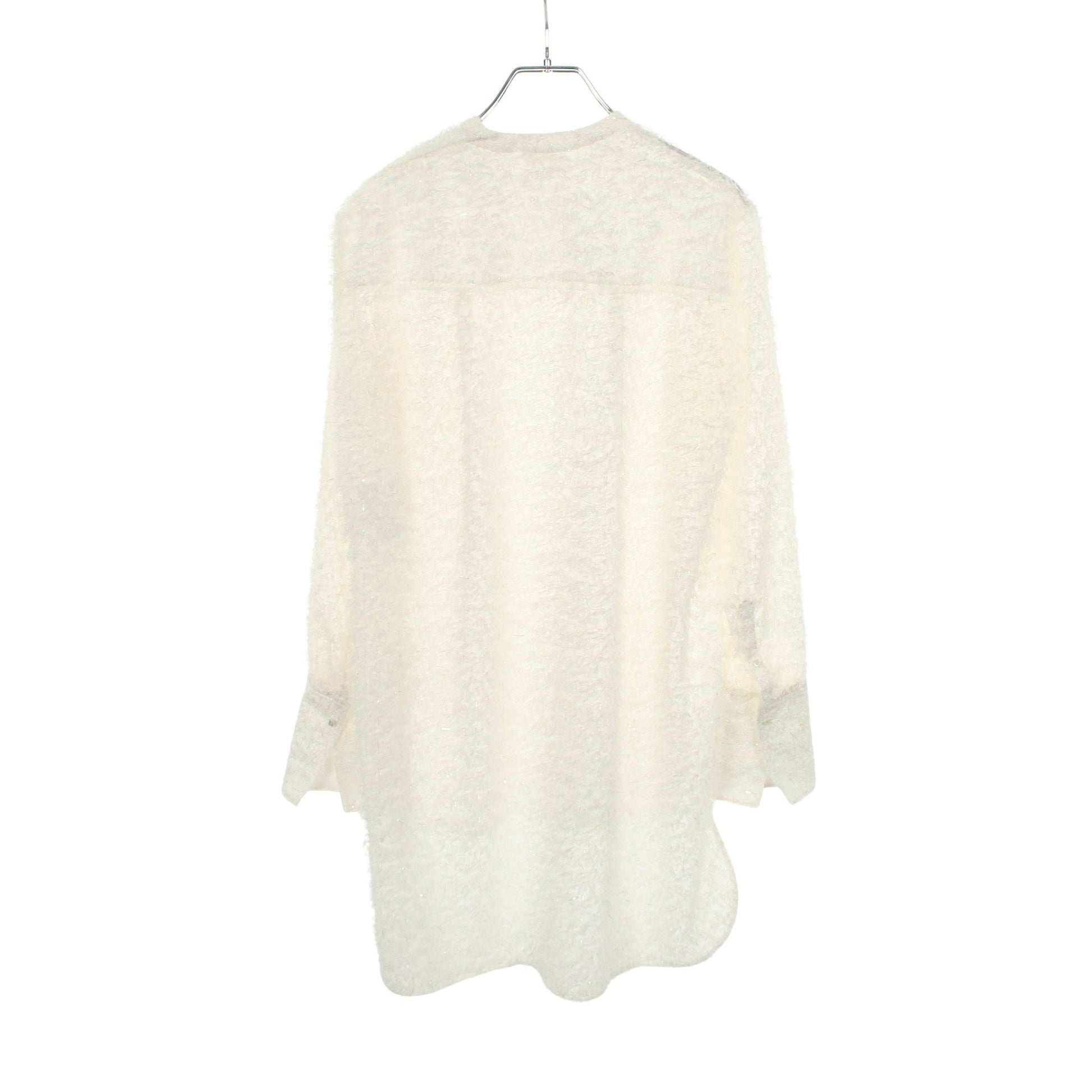 ジャギー シャツ トップス ホワイト チエコプラス トップス CHIEKO＋