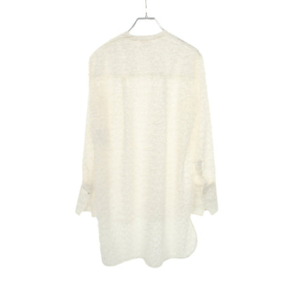 ジャギー シャツ トップス ホワイト チエコプラス トップス CHIEKO＋